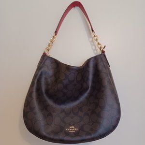 Coach Signature Collection Elle Shoulder Bag Hobo Bag Purse Tote Bag